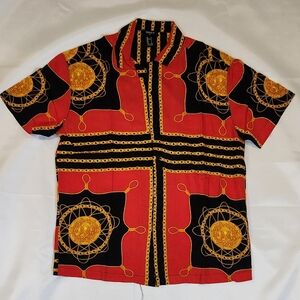 Forever 21 Men's Short Sleeve Button Up SIZE S